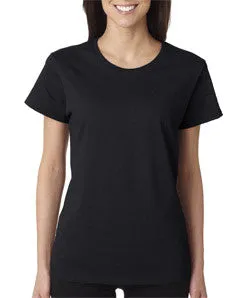 5000L Gildan Missy Fit Heavy Cotton T-Shirt Black