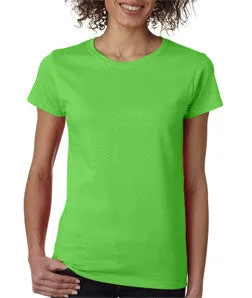 5000L Gildan Missy Fit Heavy Cotton T-Shirt Electric Green