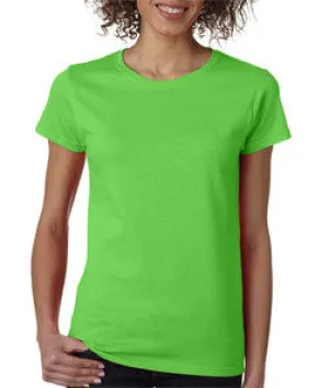 5000L Gildan Missy Fit Heavy Cotton T-Shirt Electric Green