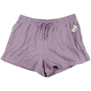 AEROPOSTALE Slouchy High-Rise Fleece Shorts for Women - Lilac (Size: XL)