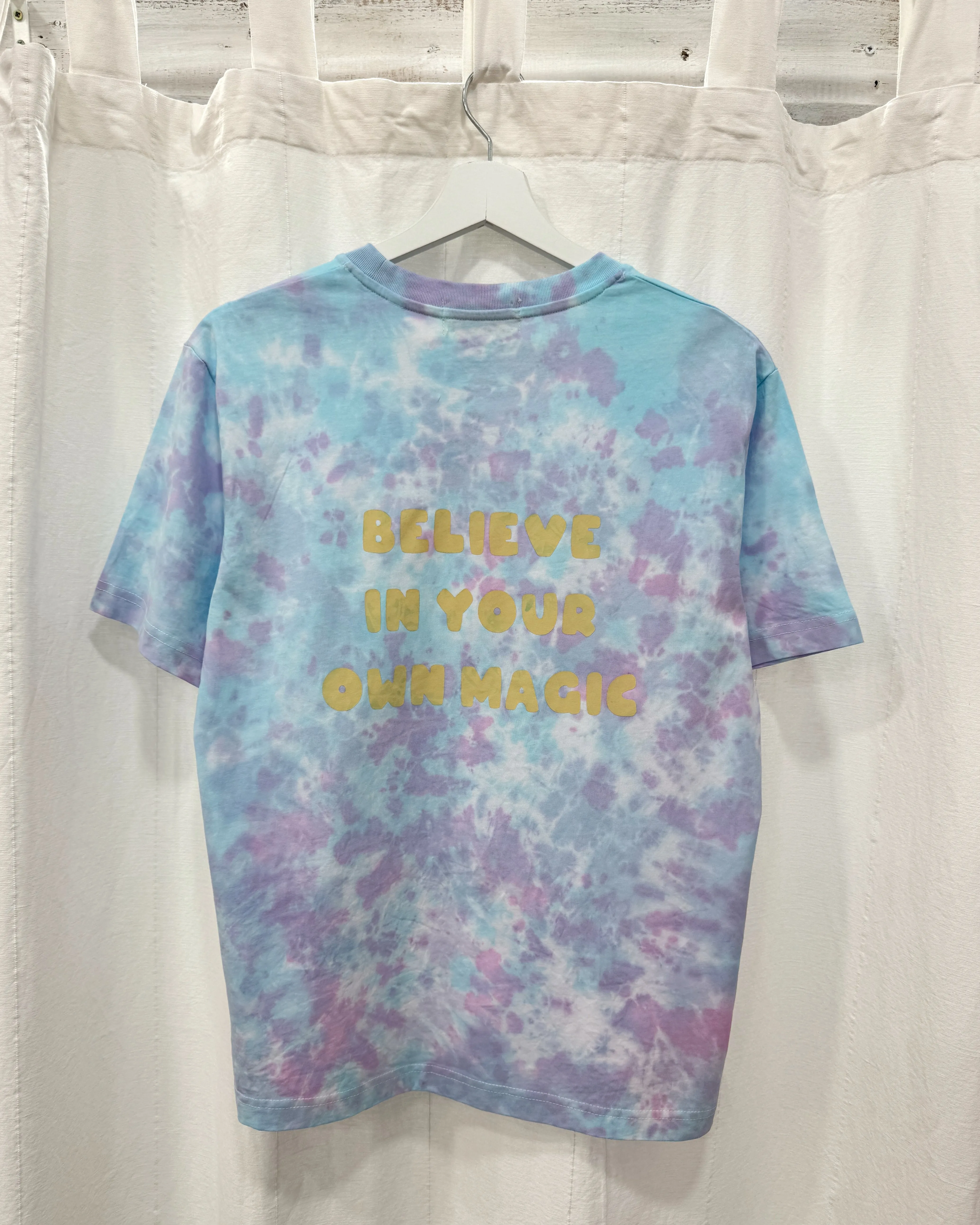 ANGEL PASTEL CANDY - Tie Dye Organic Cotton T-shirt
