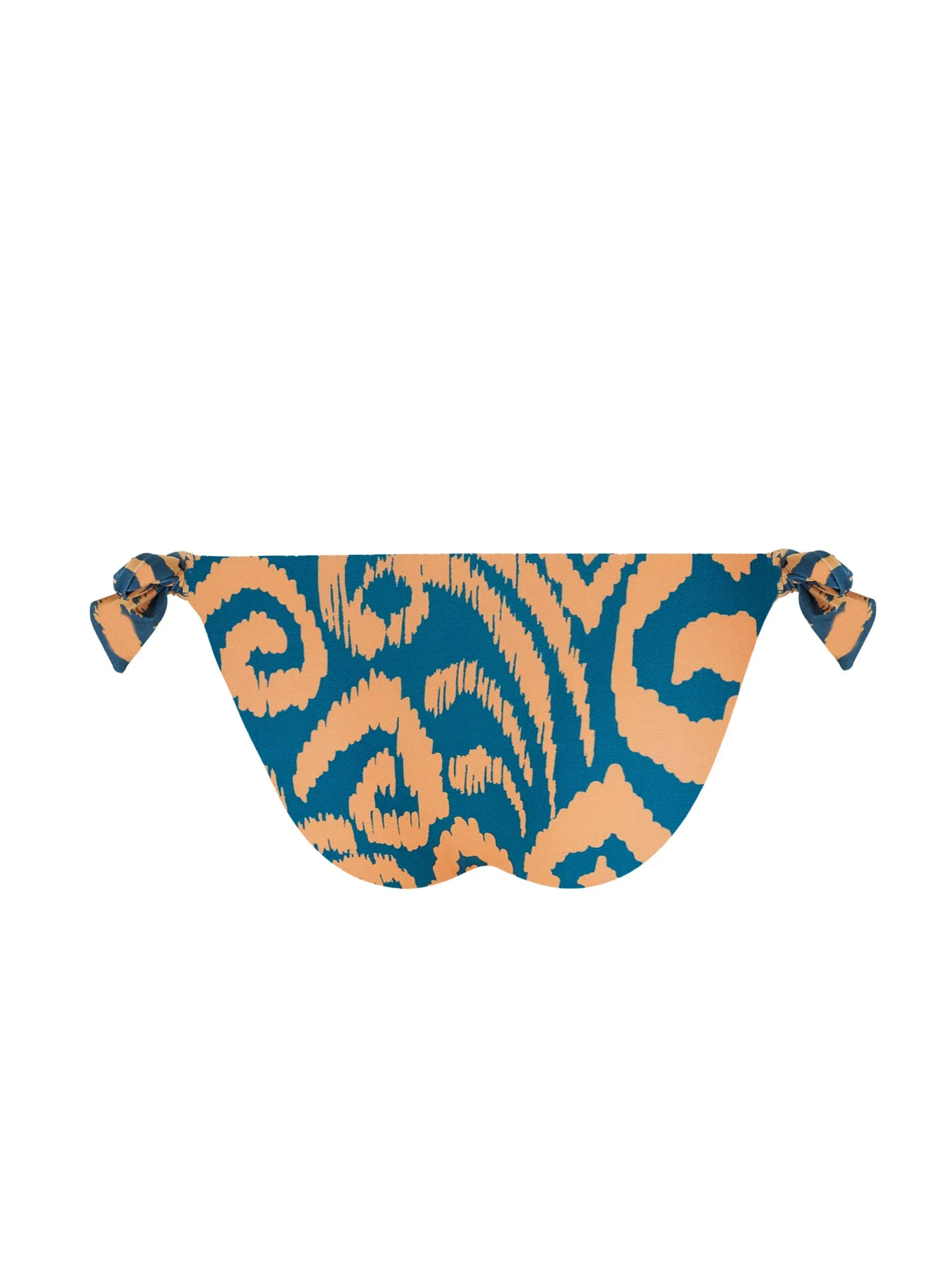 Antigel Swimwear by Lise Charmel - La Balinaise Bikini Brief Narrow Sides Ikat Vert Orange