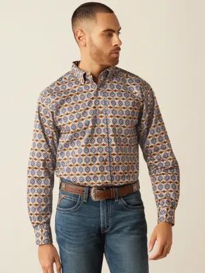 Ariat 10052613 Mens Tennessee Classic Fit Shirt Blue