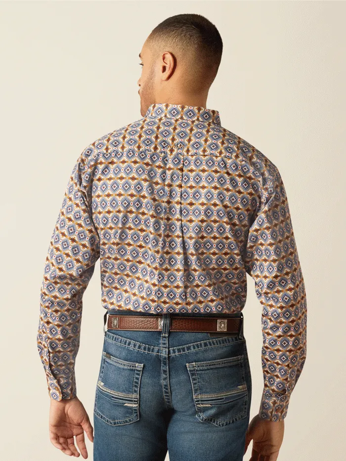 Ariat 10052613 Mens Tennessee Classic Fit Shirt Blue