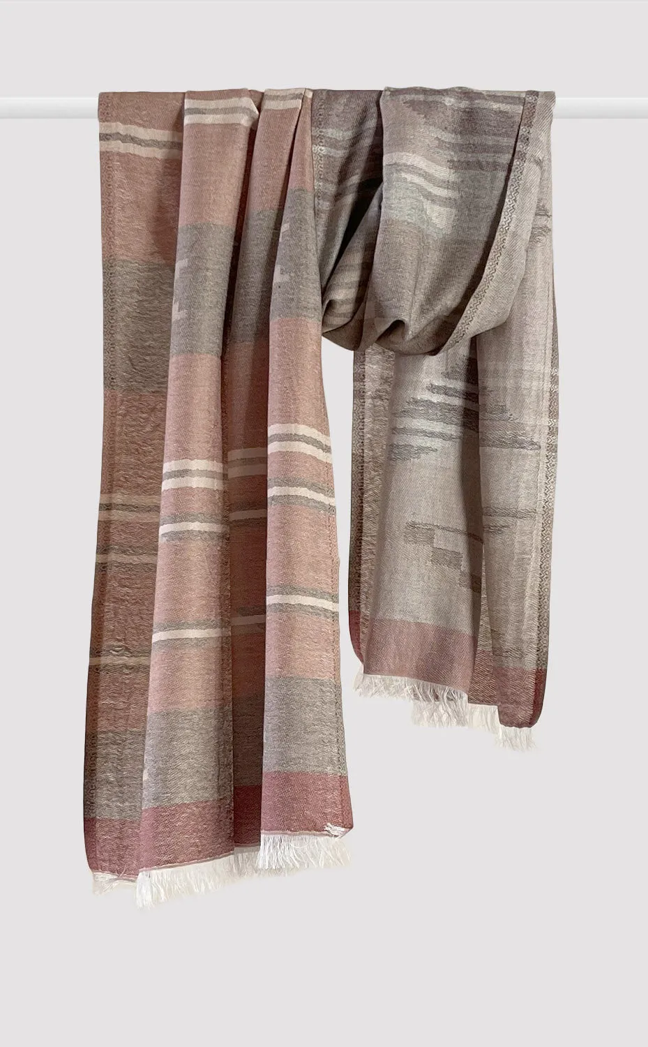Aztec Earth Jacquard Stole