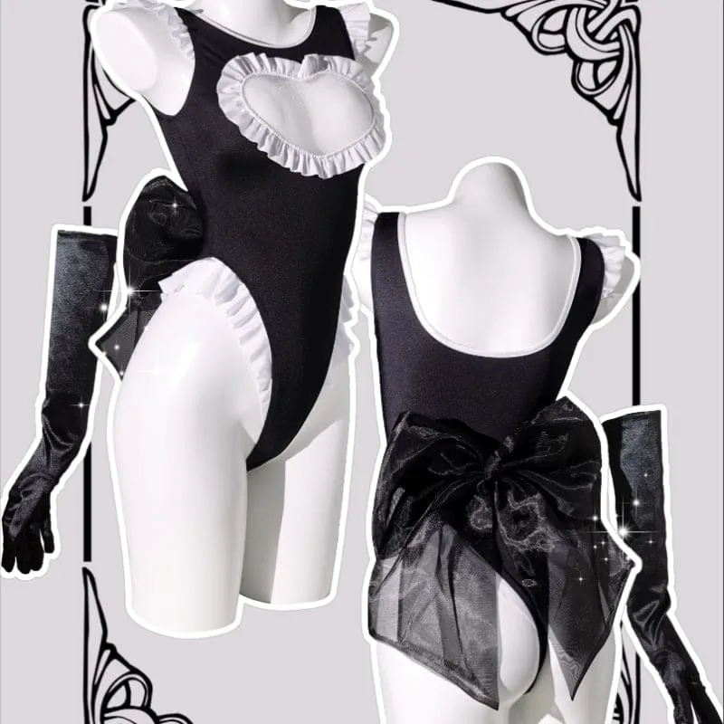 Ballet Princess Heart Jumpsuit Swimwear