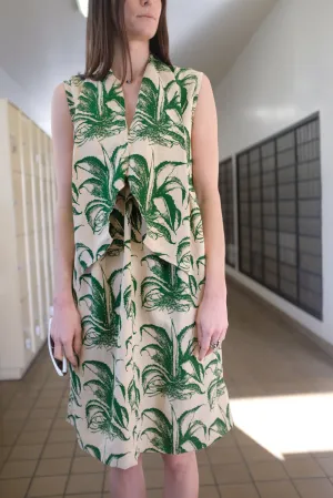 Beklina Nuevo Famoso Dress Aloe Print