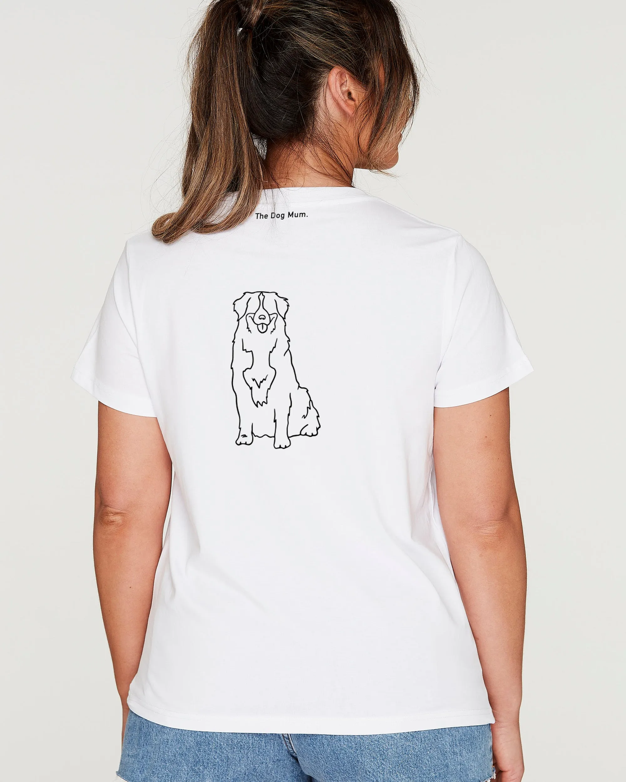 Bernese Mountain Dog Mum Illustration: Classic T-Shirt