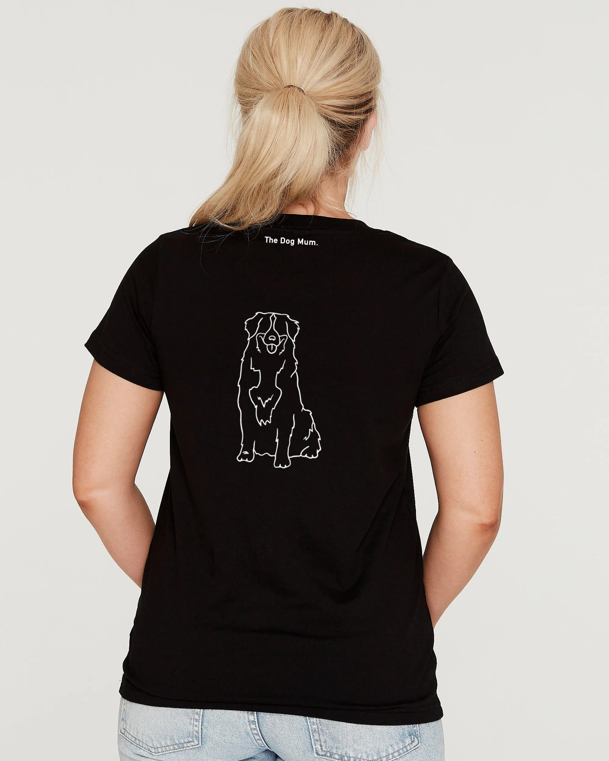Bernese Mountain Dog Mum Illustration: Classic T-Shirt