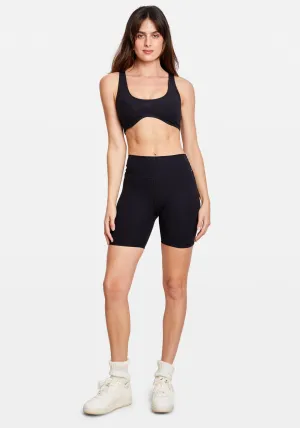 BIKER SHORT SUEDED ONYX