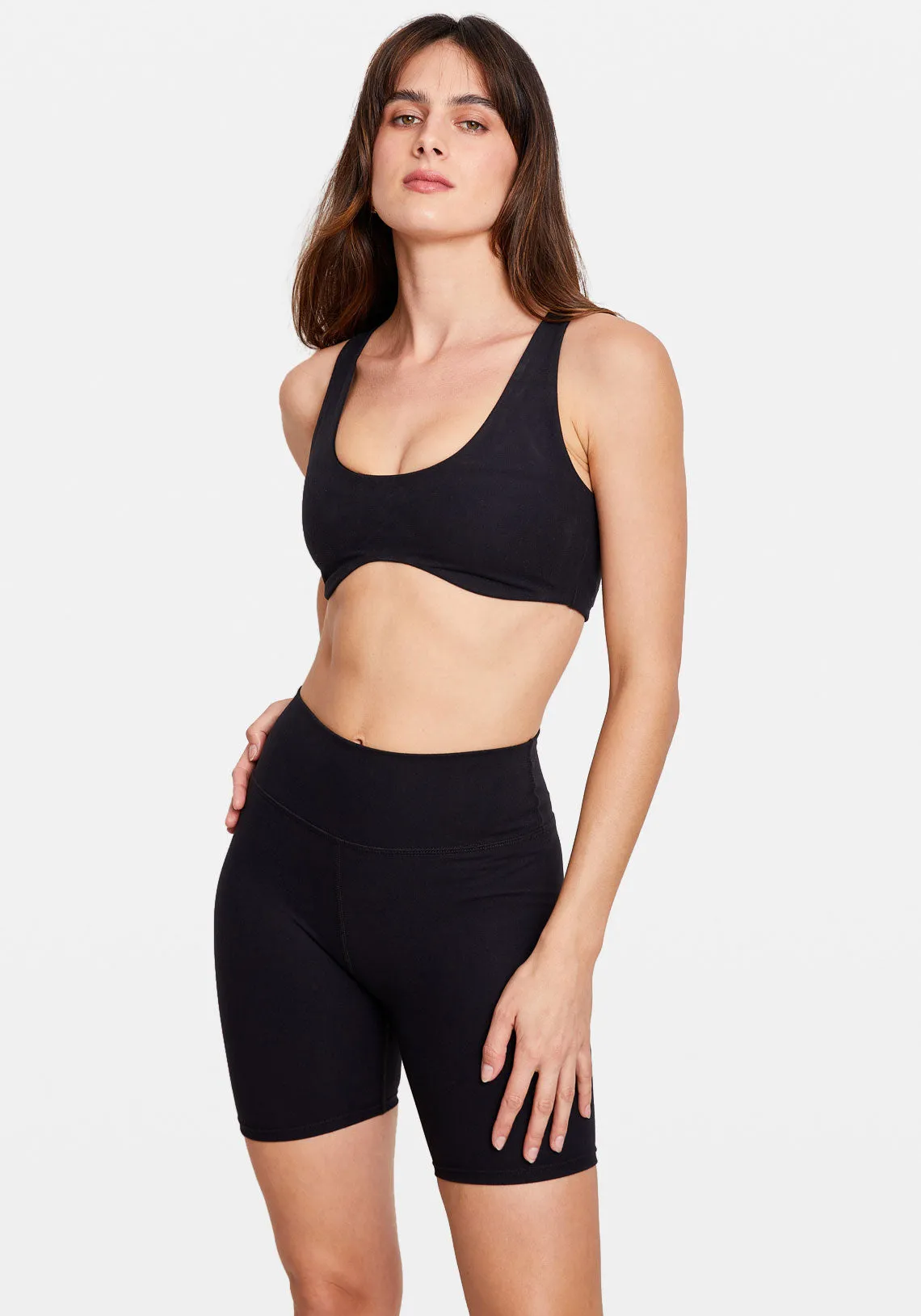 BIKER SHORT SUEDED ONYX