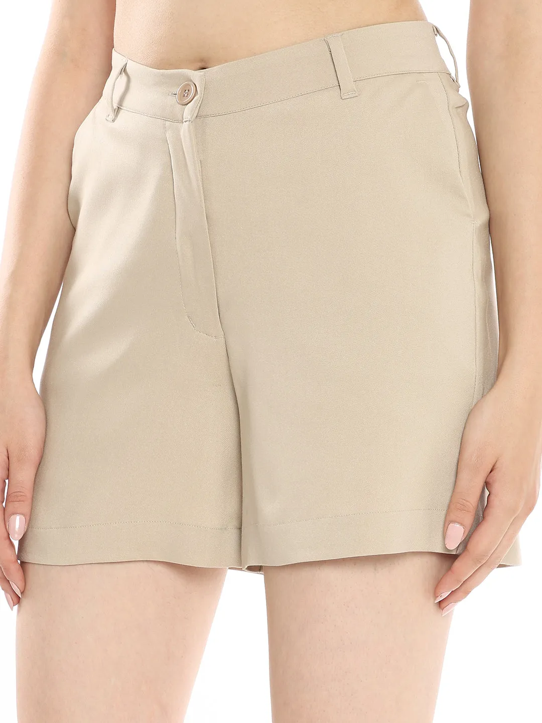 Bobby Comfortable Beige Shorts