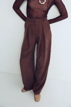 Brown Kai Palazzo Pants
