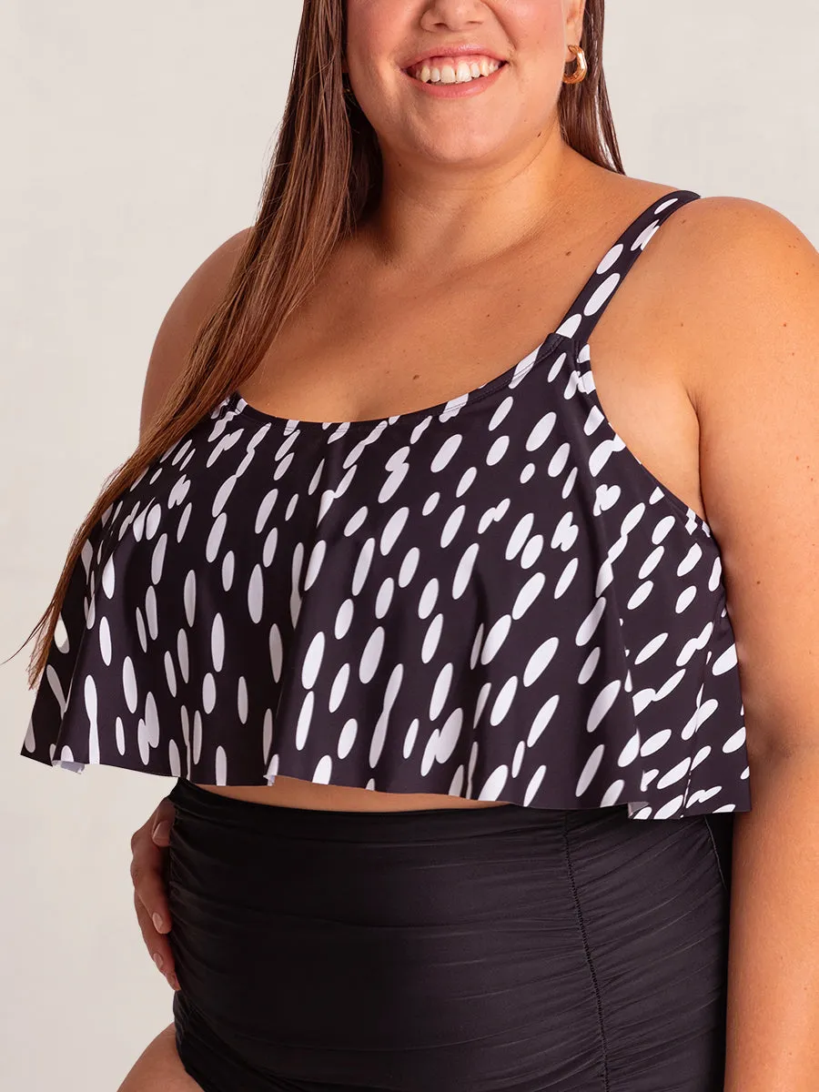 Bundle Shapermint Essentials - 1 Swim Bottom   1 Ruffled Bikini Top