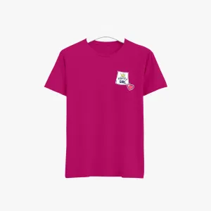 Buy Happy Girl T-shirts - Organic Womens Crew Neck Graphic T-Shirts
