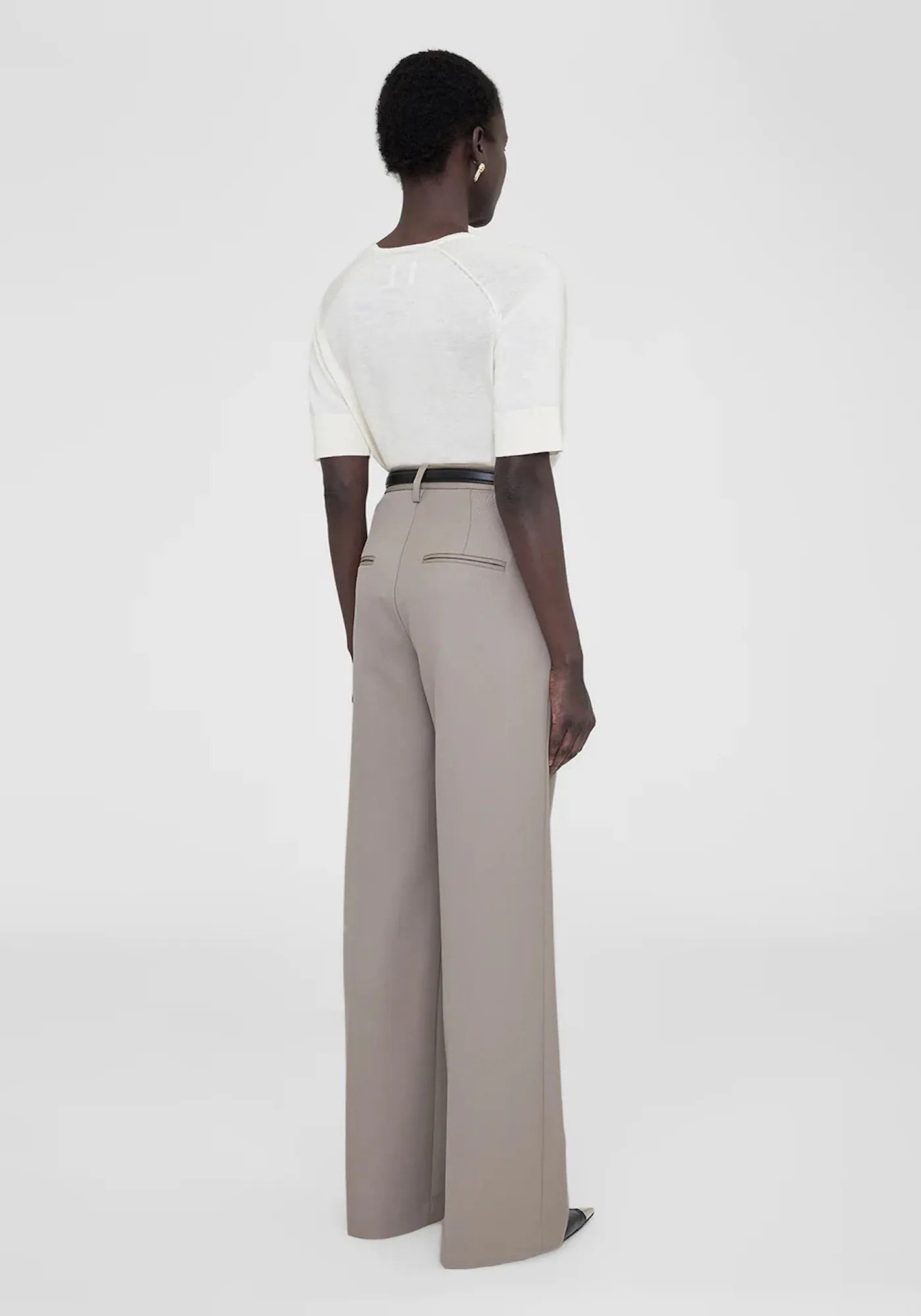 CARRIE PANT IN TAUPE