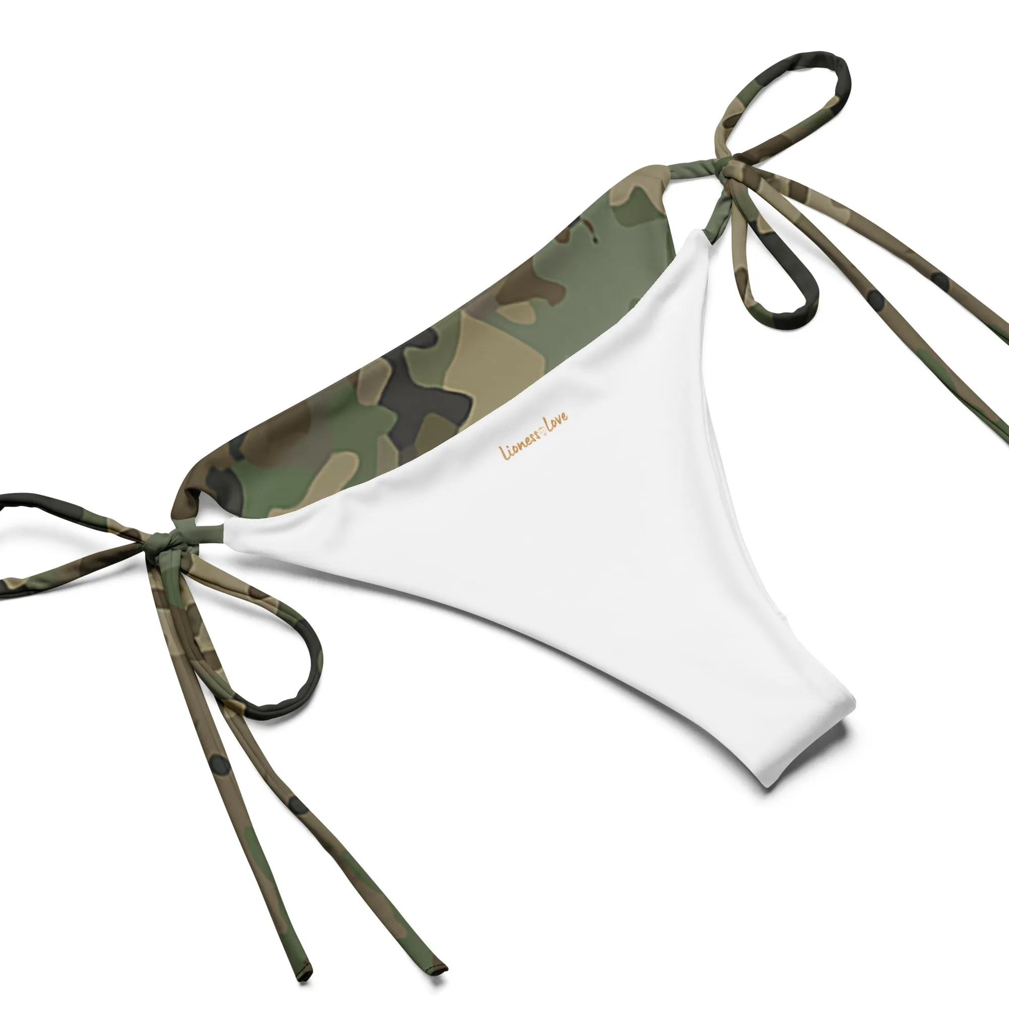 Chic Camo Stylish Camouflage String Bikini, lioness-love.com