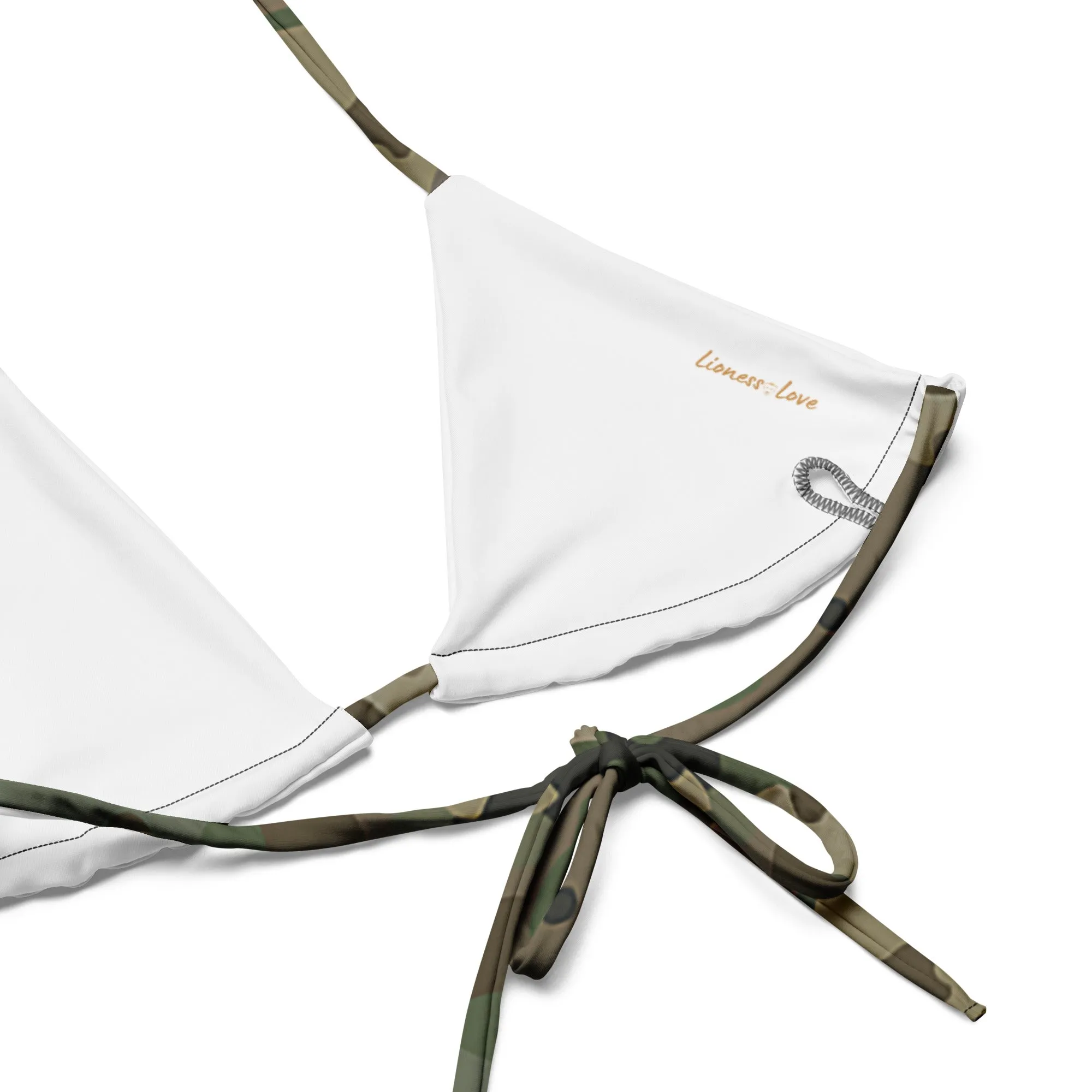 Chic Camo Stylish Camouflage String Bikini, lioness-love.com