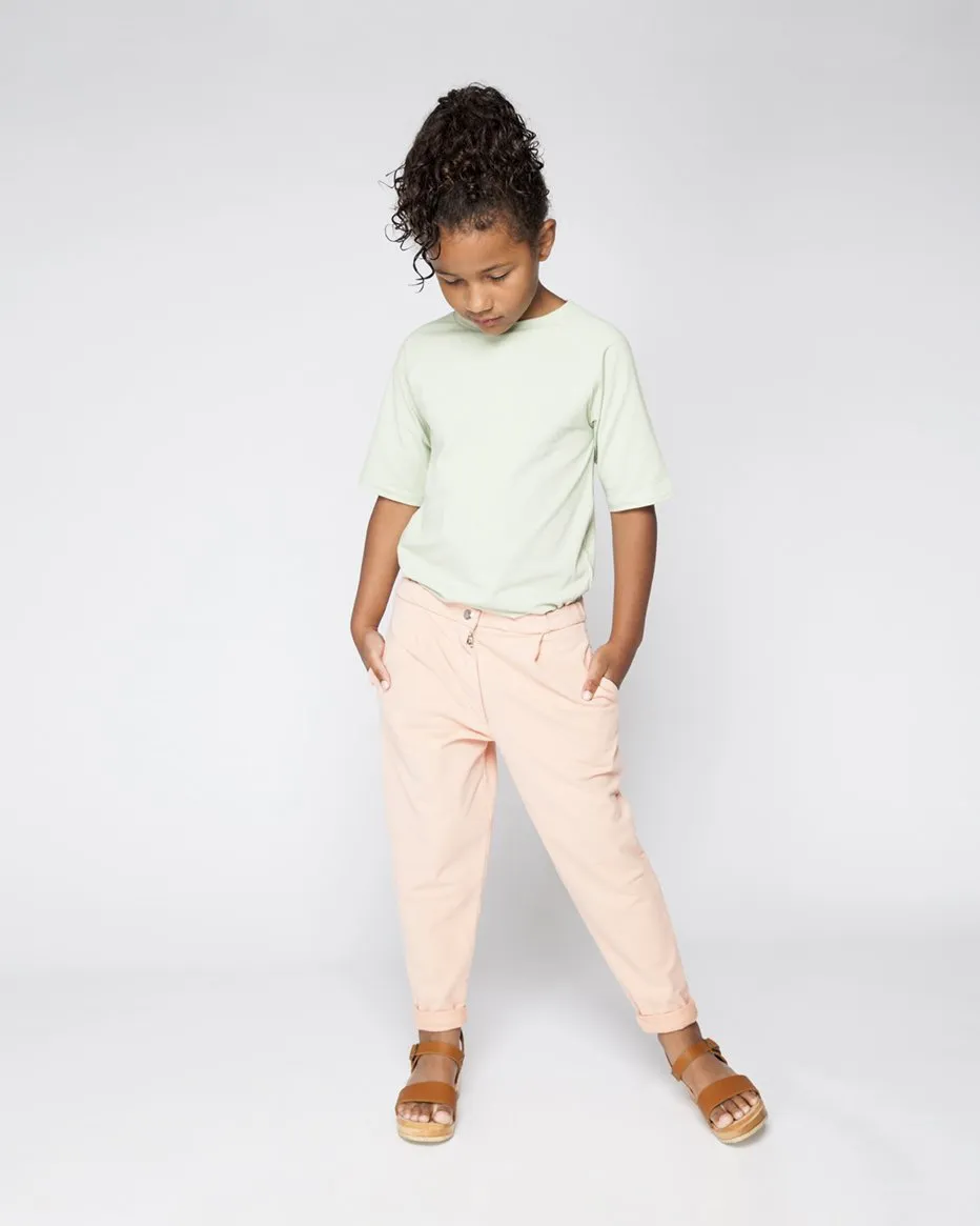 Chino Cropped Peach Pink