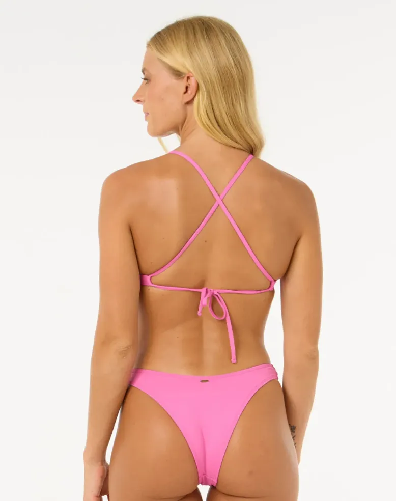 Classic Surf Crossback Tri Top - Pink