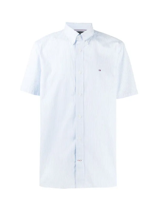 Classic Twill Stripe Shirt S/S