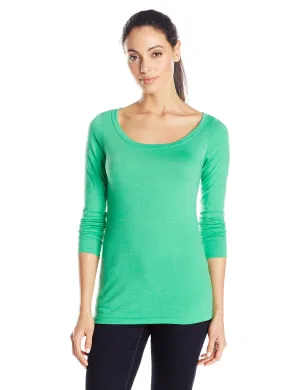 Clementine Women's Tri-Blend Long Sleeve Crew Neck Top