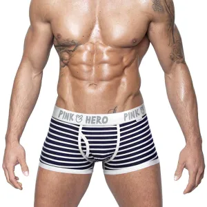 Comfortable Striped Cotton Men's Underpants
