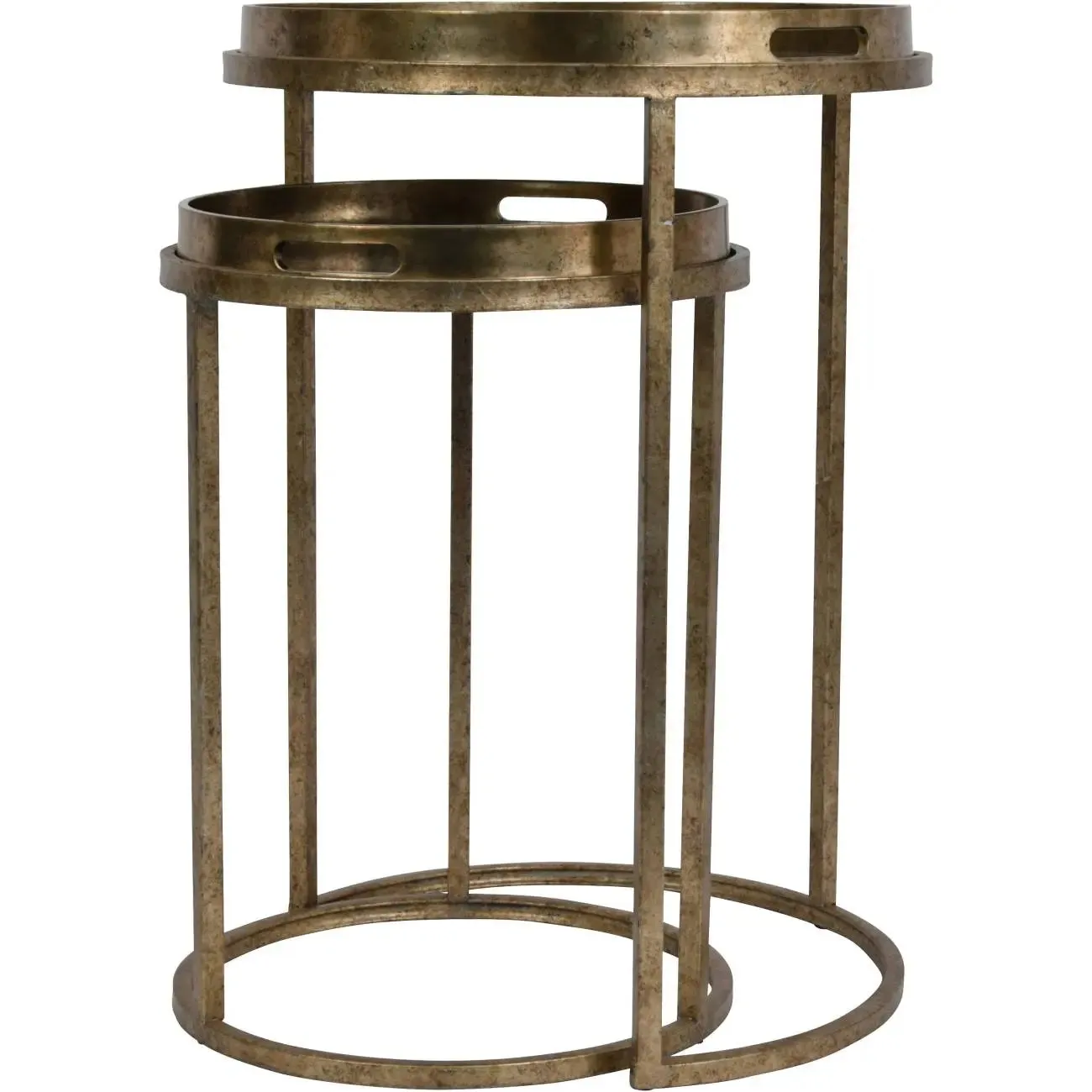 Constellation Map Tray Side Table Set of 2