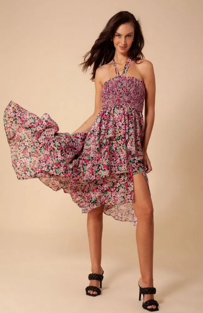 Corine Halter Maxi Dress
