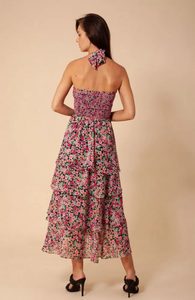 Corine Halter Maxi Dress