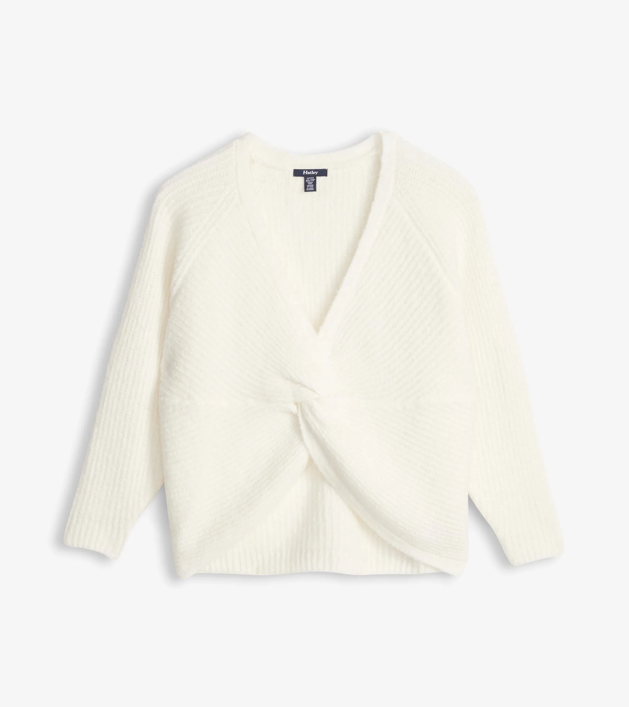 Cross Over Jumper - Winter White