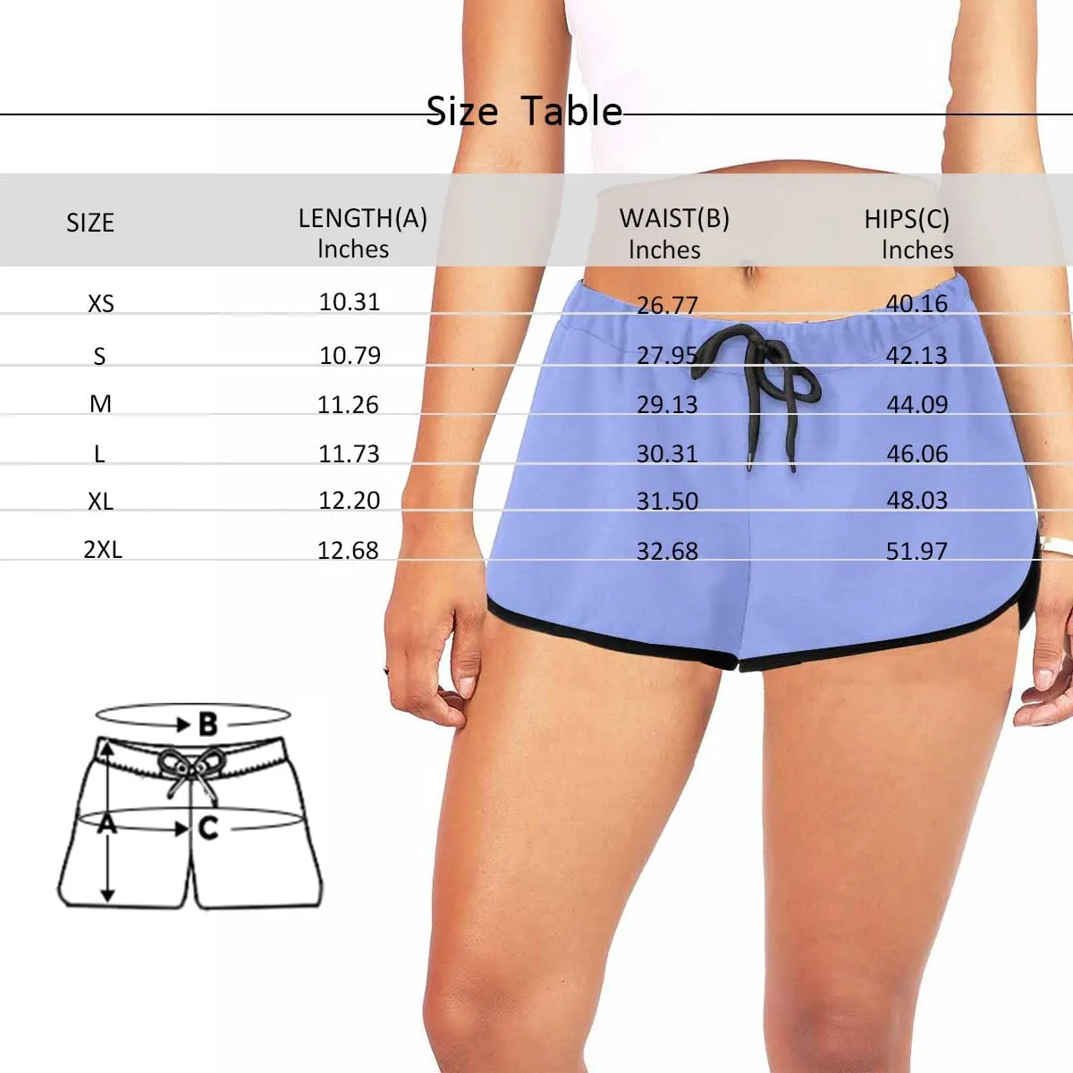 Custom Husband Face Seamless Beach Board Shorts Swim Trunks Funny Personalized Women's Casual Yoga Shorts