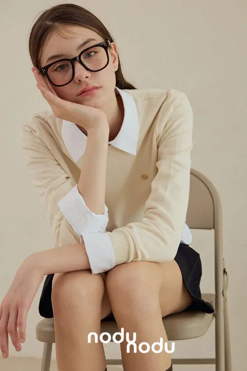 Daily Classic Cable Cardigan (Sora)
