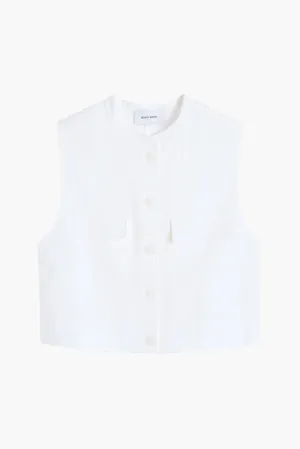 DELPHI ORGANIC LINEN UTILITY TOP