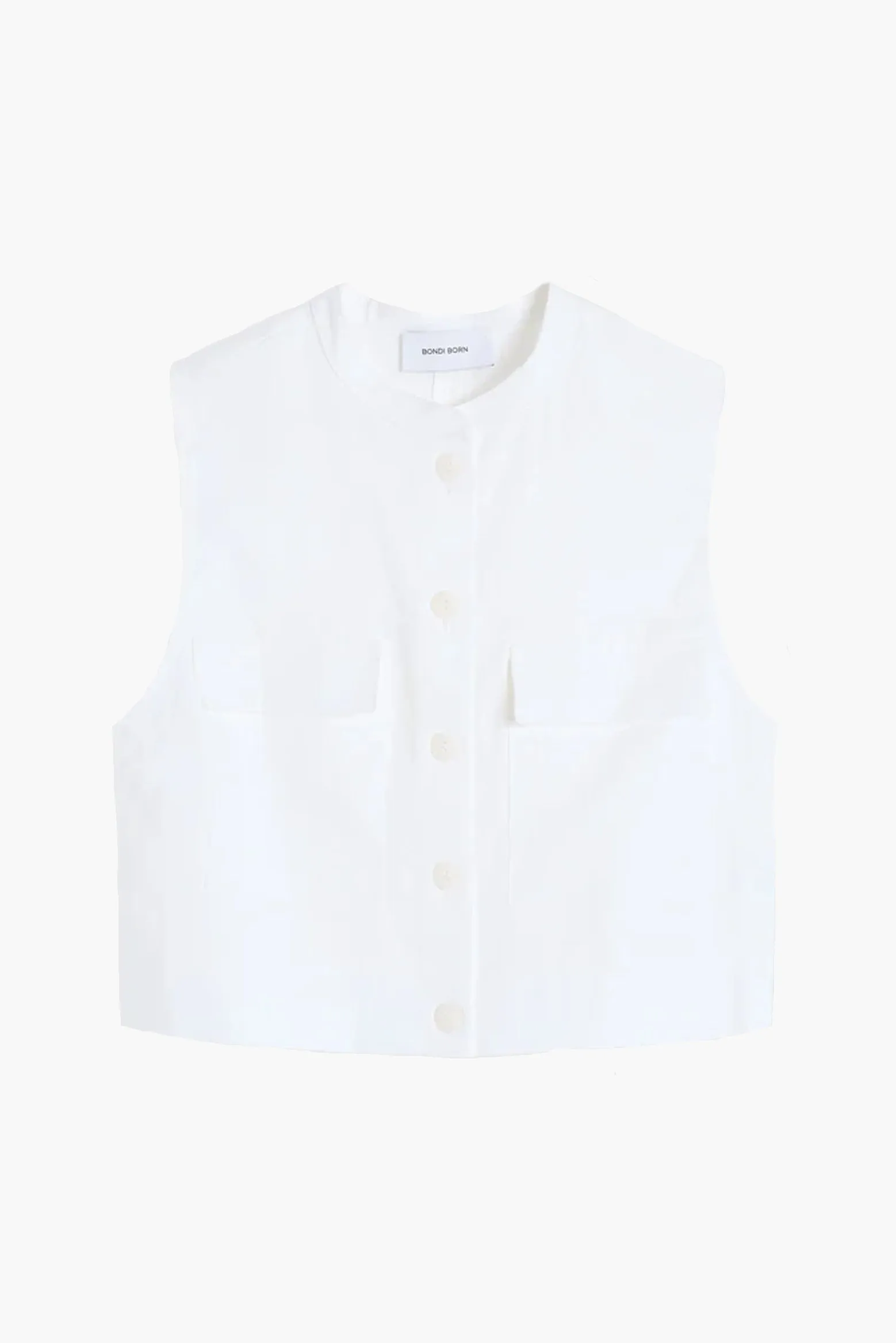 DELPHI ORGANIC LINEN UTILITY TOP