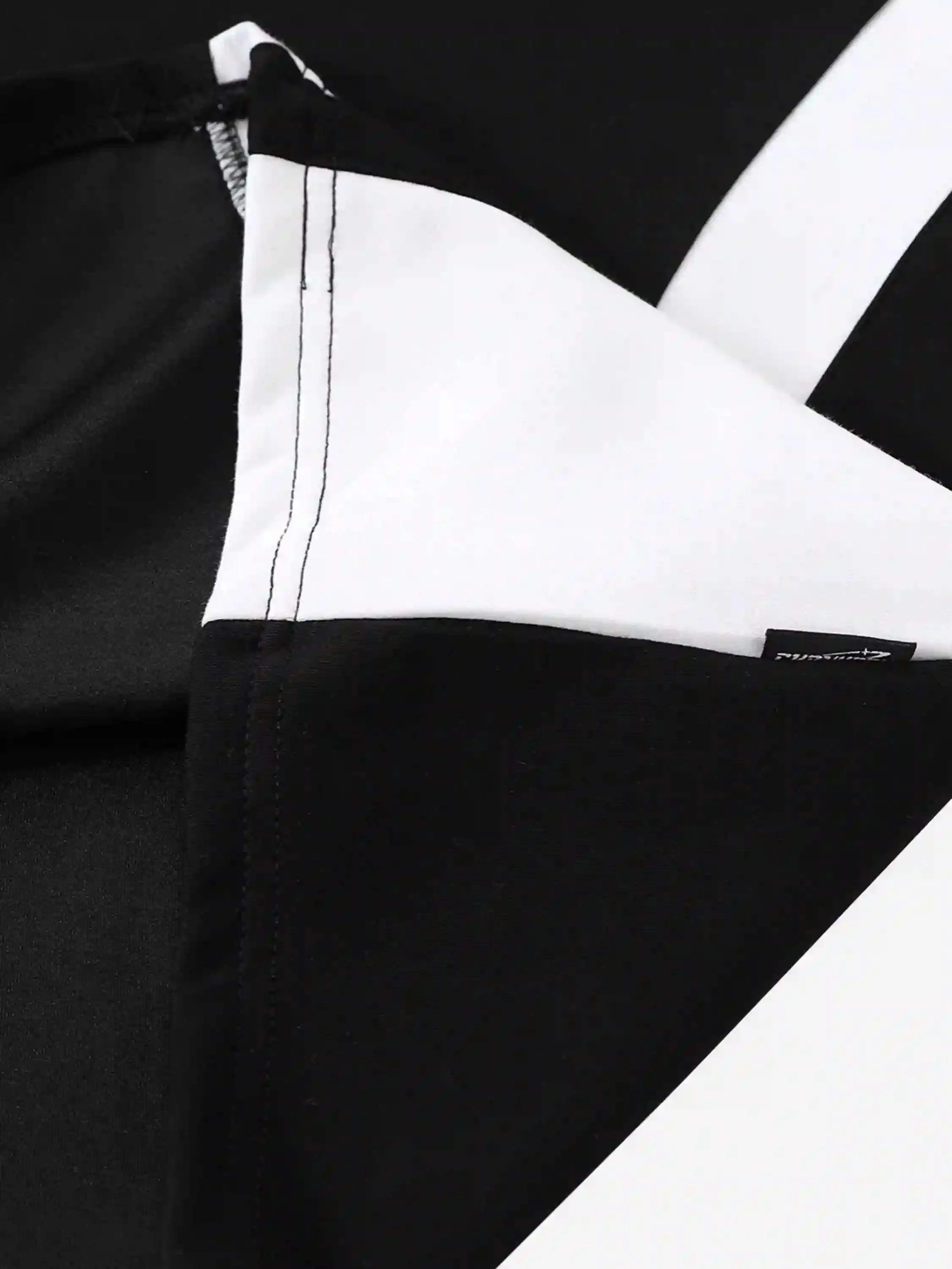 Disguisen American Trendy Brand Lapel Printed T-shirt