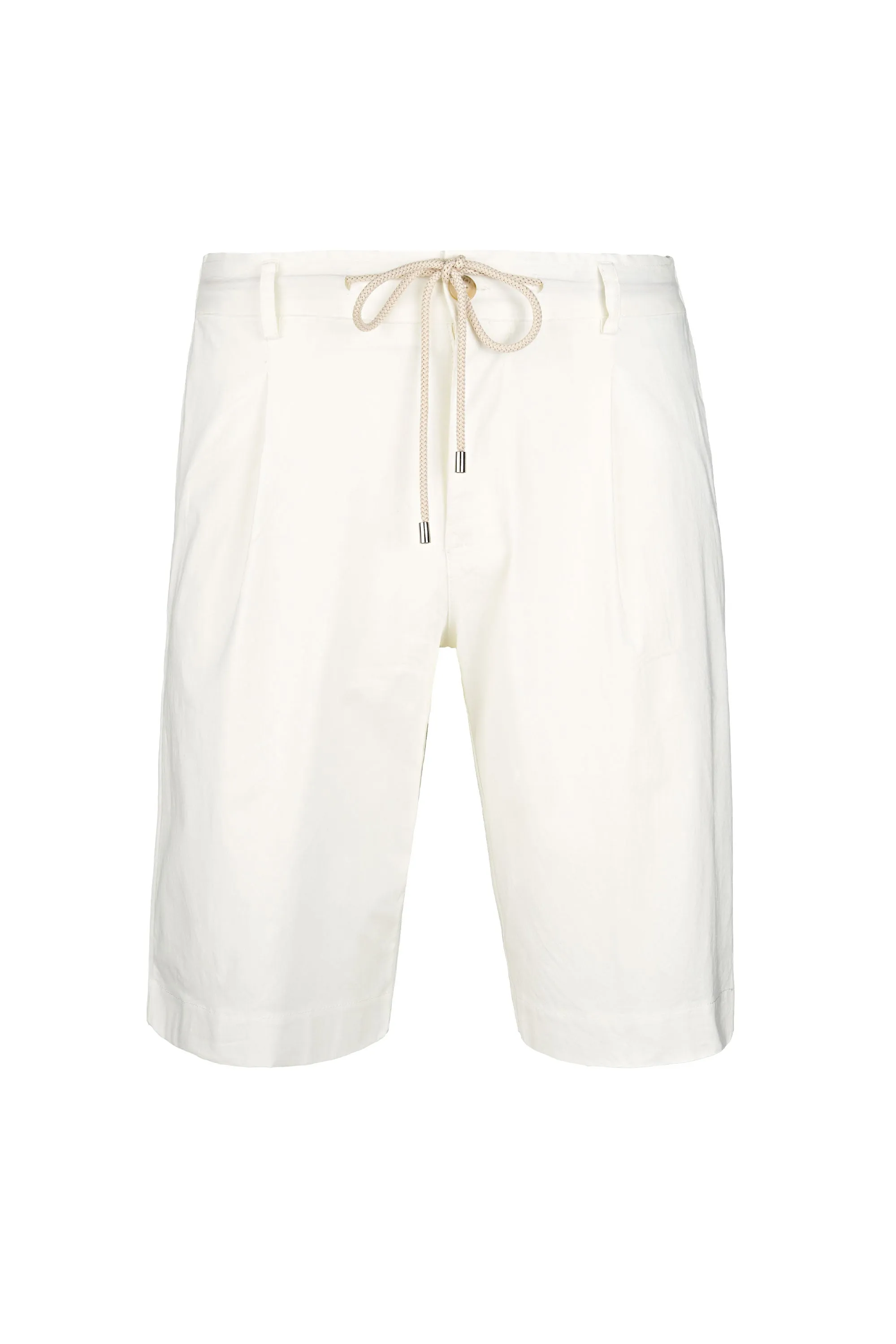 Drawstring Shorts with Pinces