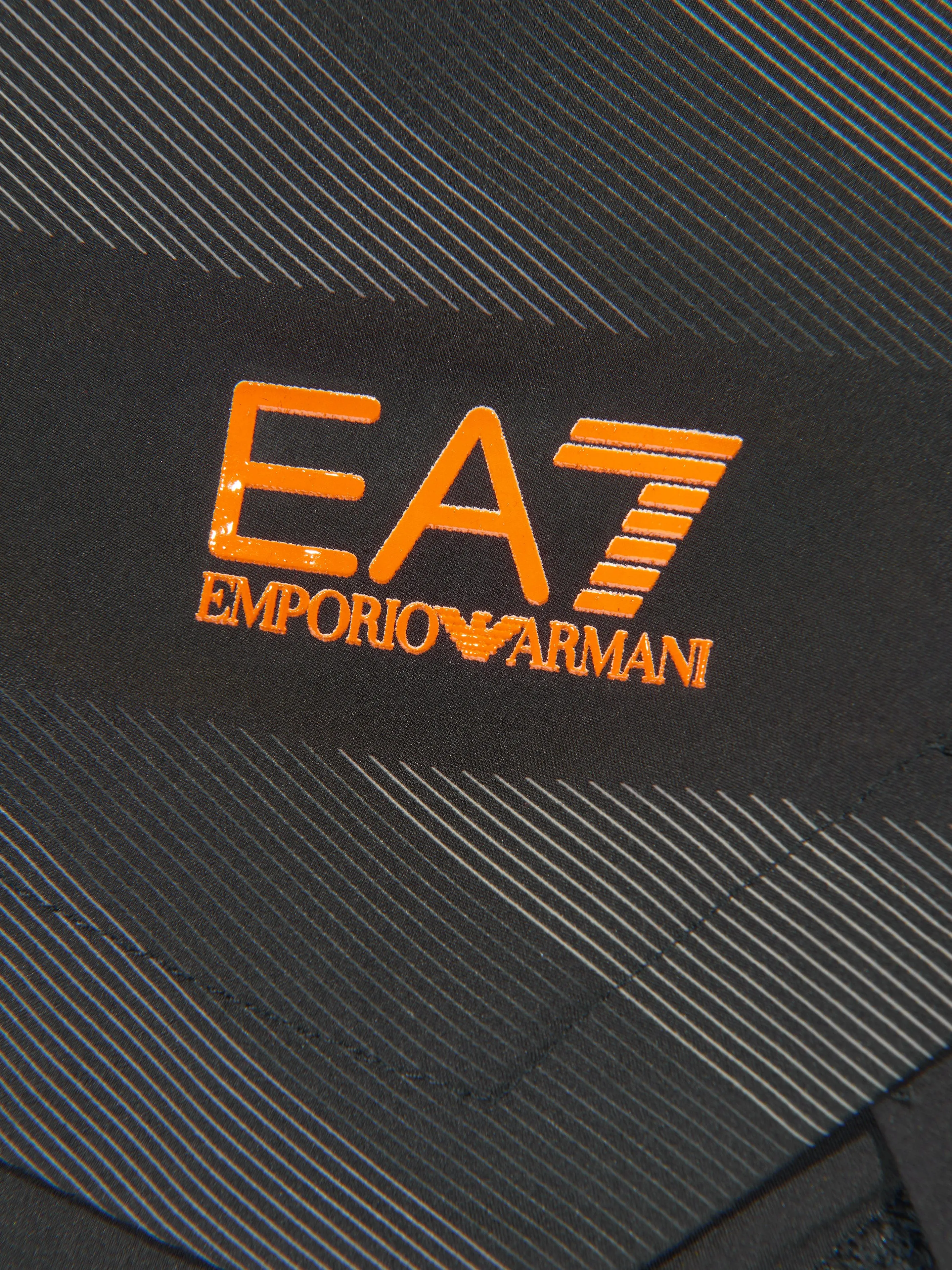 EA7 Emporio Armani Boys Tennis Pro Shorts in Black