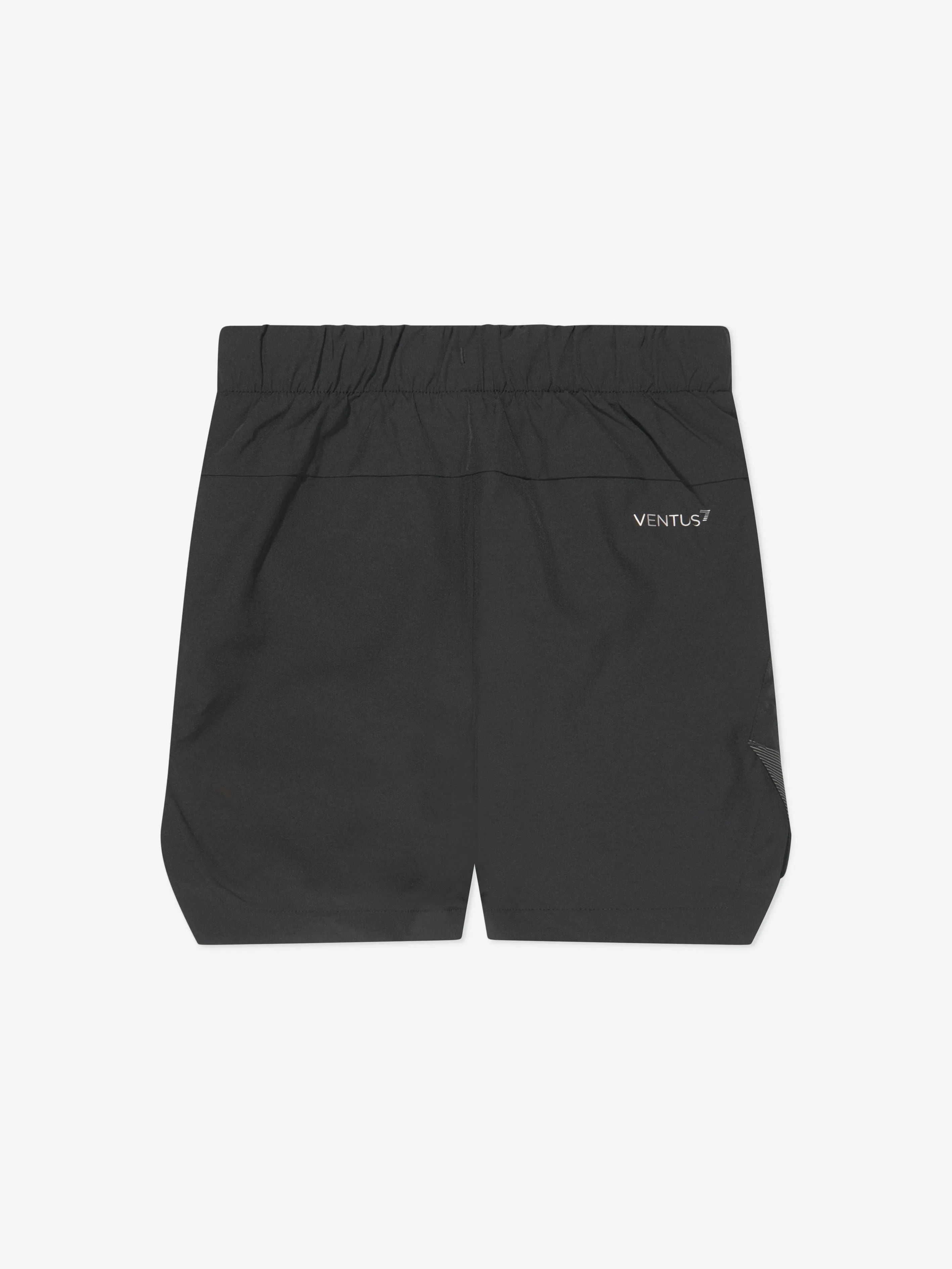 EA7 Emporio Armani Boys Tennis Pro Shorts in Black