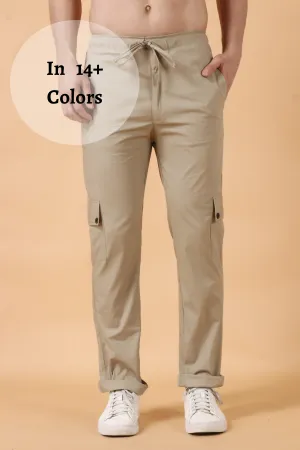 Easy Fit Cotton Cargo- 4 Pocket