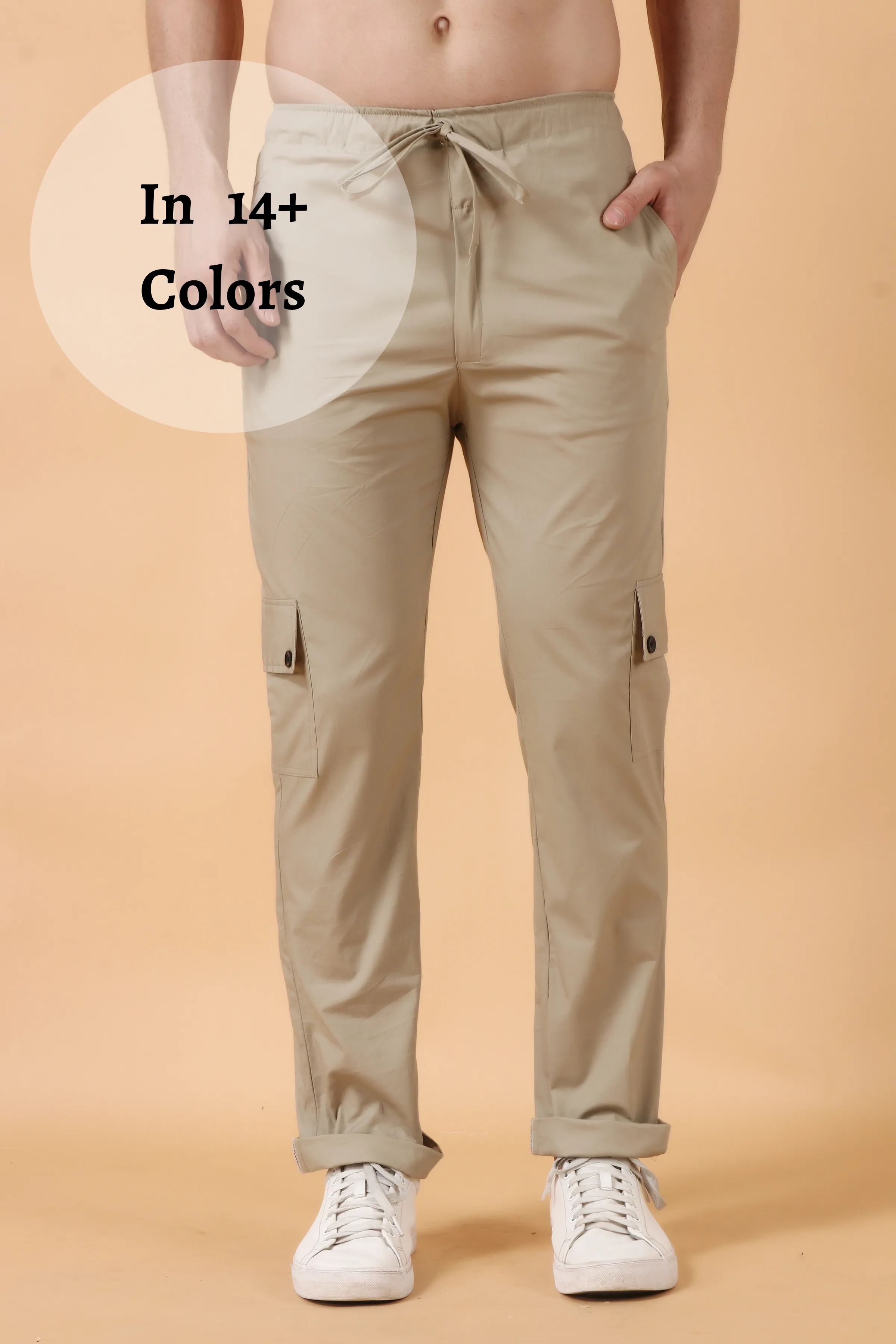 Easy Fit Cotton Cargo- 4 Pocket
