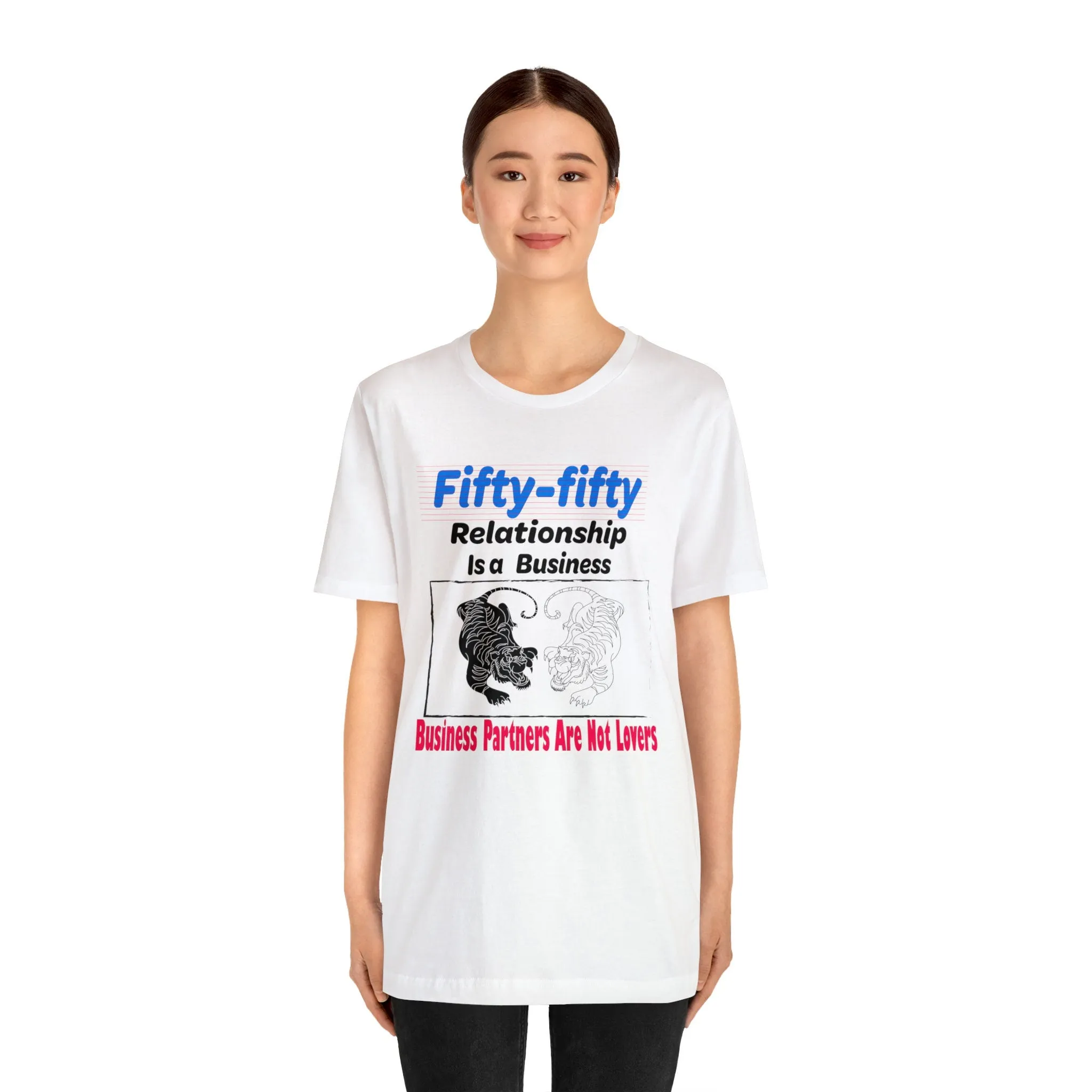 Fifty 50 T-shirt-Funny Cat t shirt custom t shirt printing gift t-shirts-Choices fifty 50 relationship