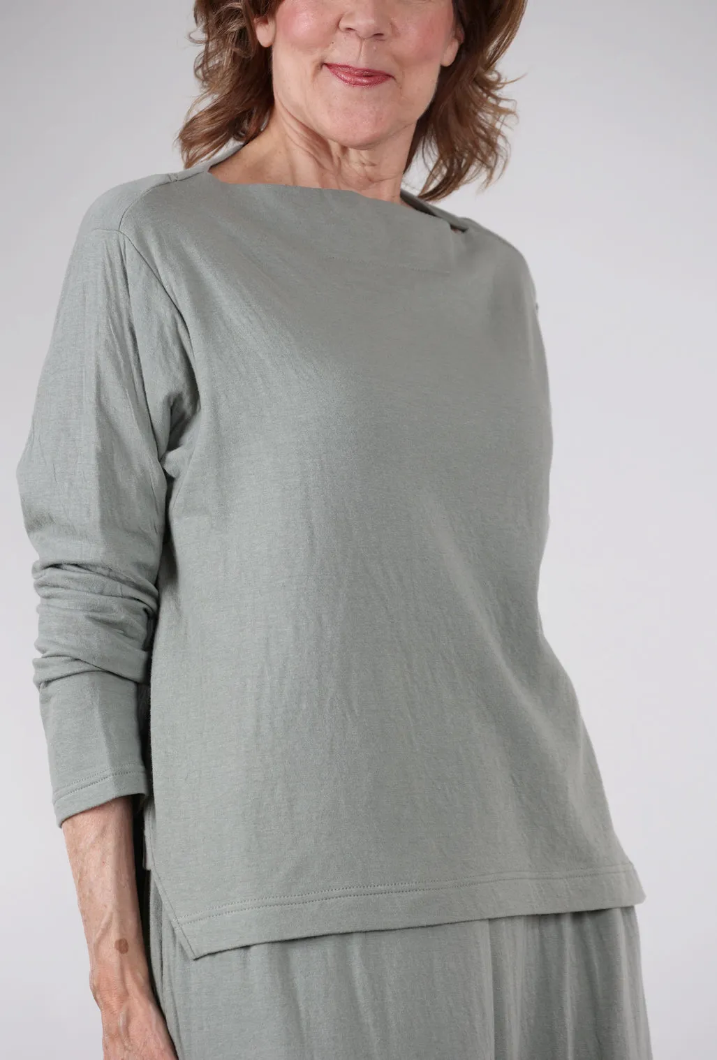 Fleece Swing Top, Sage