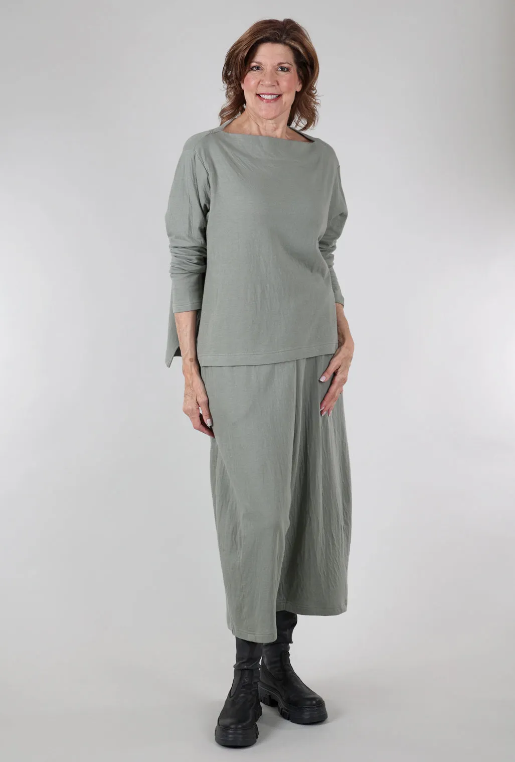 Fleece Swing Top, Sage