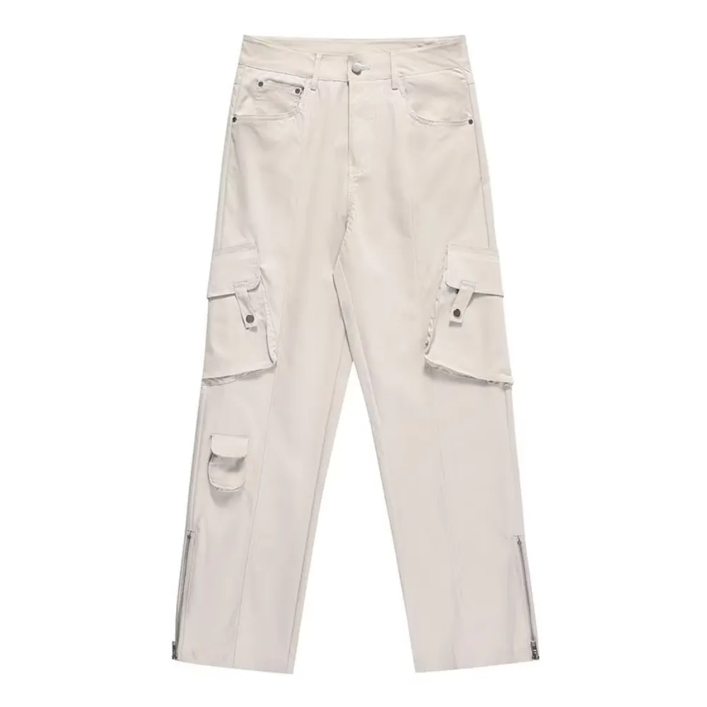 Functional Multi-pocket Design Cargo Pants