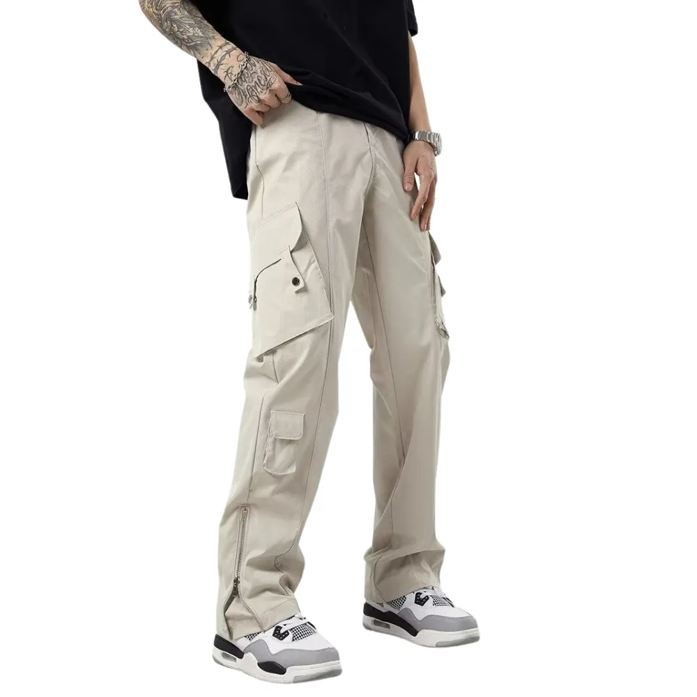 Functional Multi-pocket Design Cargo Pants