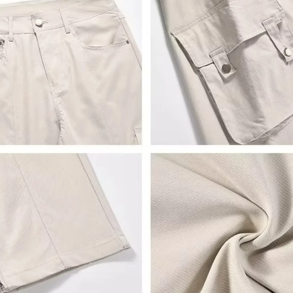 Functional Multi-pocket Design Cargo Pants