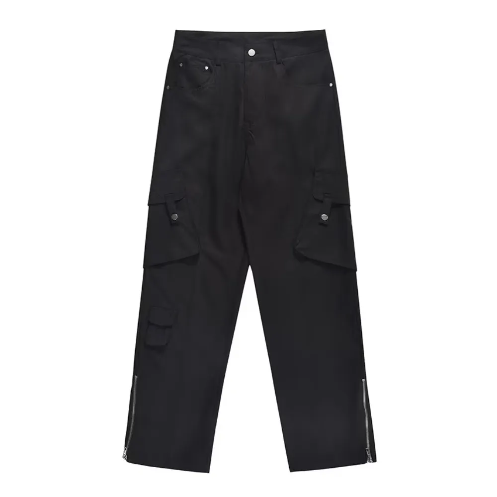 Functional Multi-pocket Design Cargo Pants