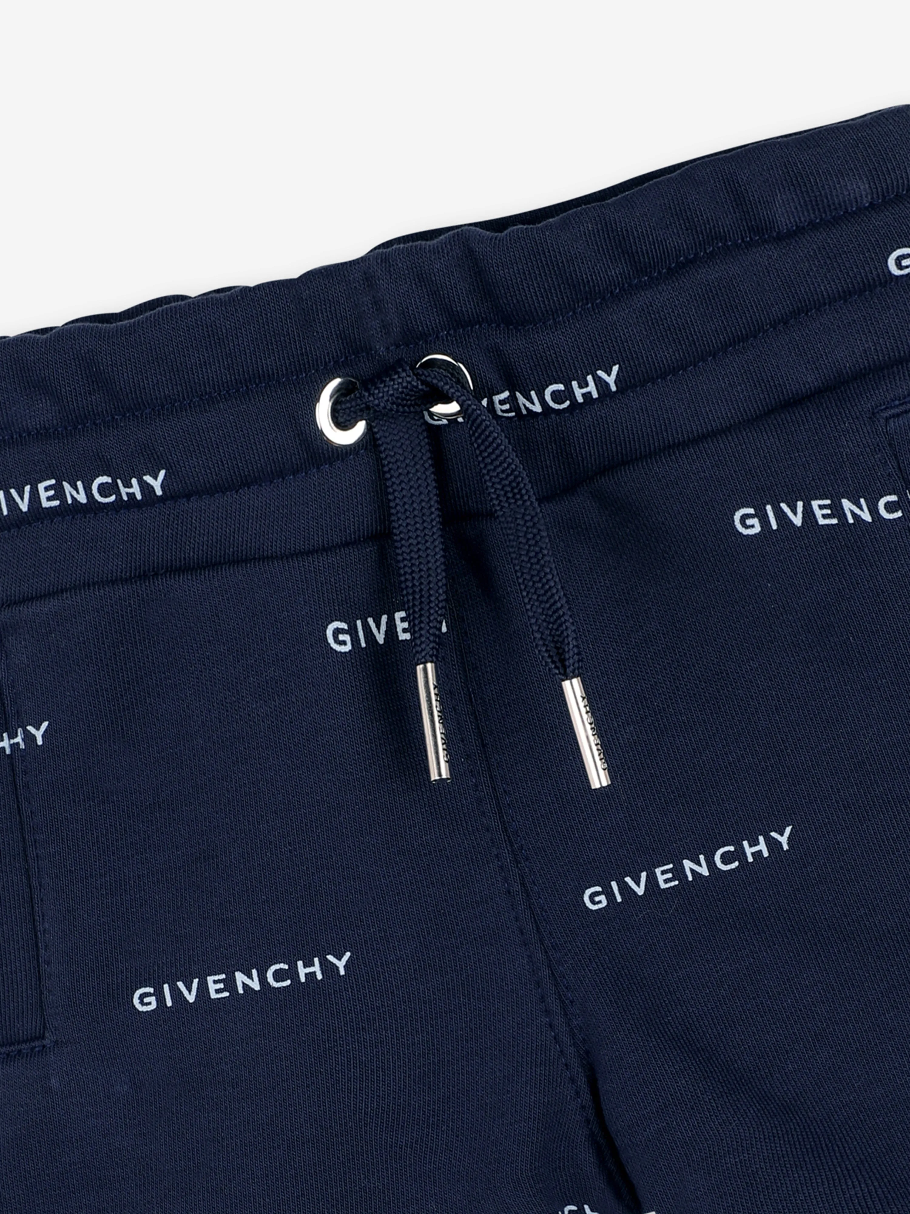Givenchy Baby Boys Logo Print Shorts in Navy