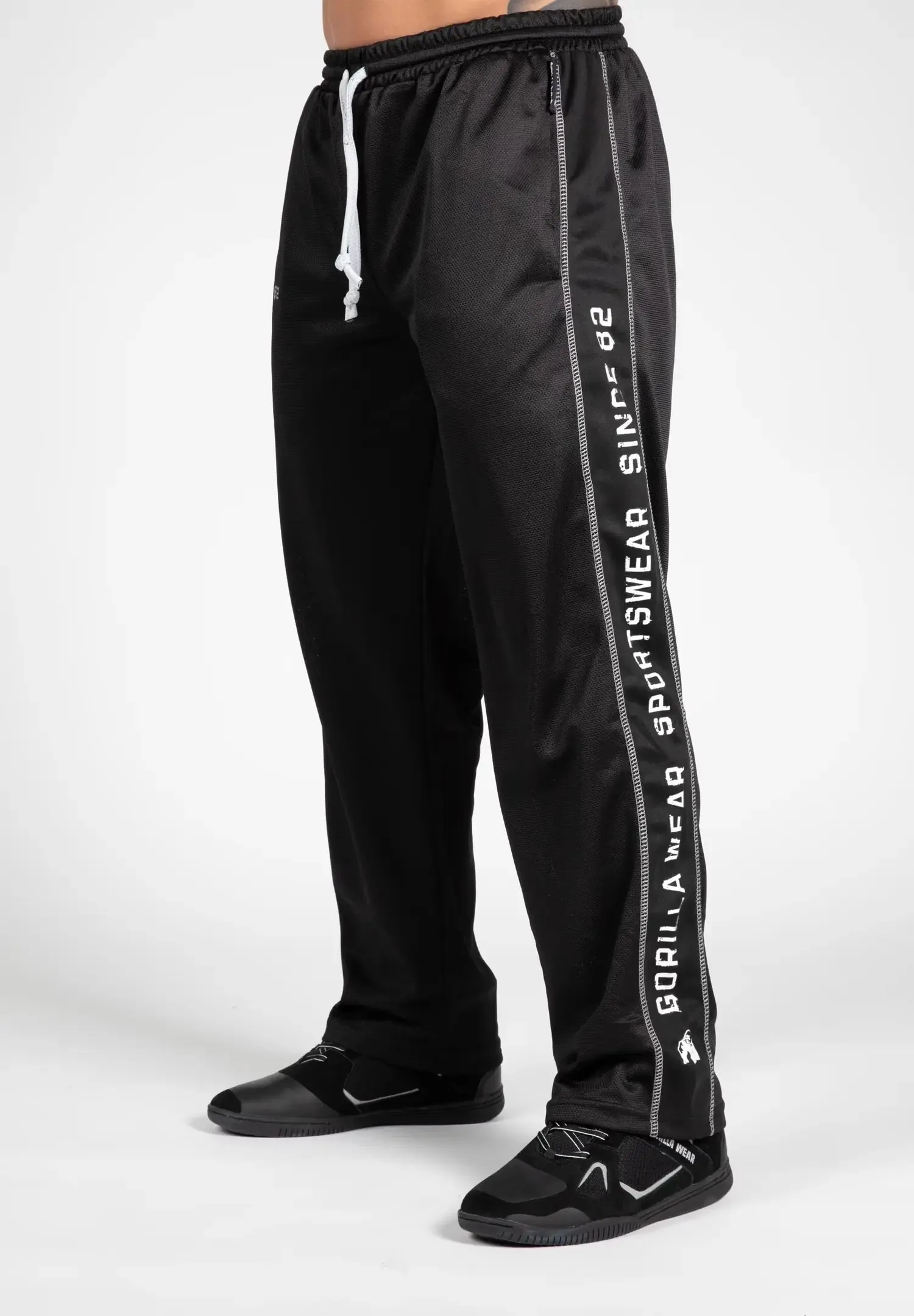 Gorilla Wear Functional Mesh Pants - Black/White